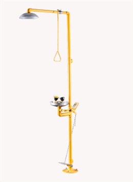 加強(qiáng)防腐復(fù)合式304不銹鋼緊急沖淋洗眼器BH30-1011（ABS）